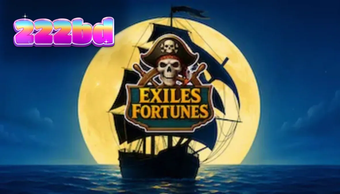Exiles Fortunes স্লট গেমের একটি দৃশ্য যেখানে জলদস্যু জাহাজের থিম ফুটে উঠেছে